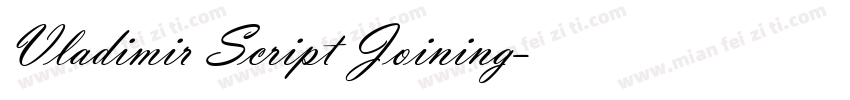 Vladimir Script Joining字体转换